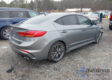 2018 Hyundai Elantra Sport z USA, uszkodzony, nr VIN KMHD04LB2JU539246